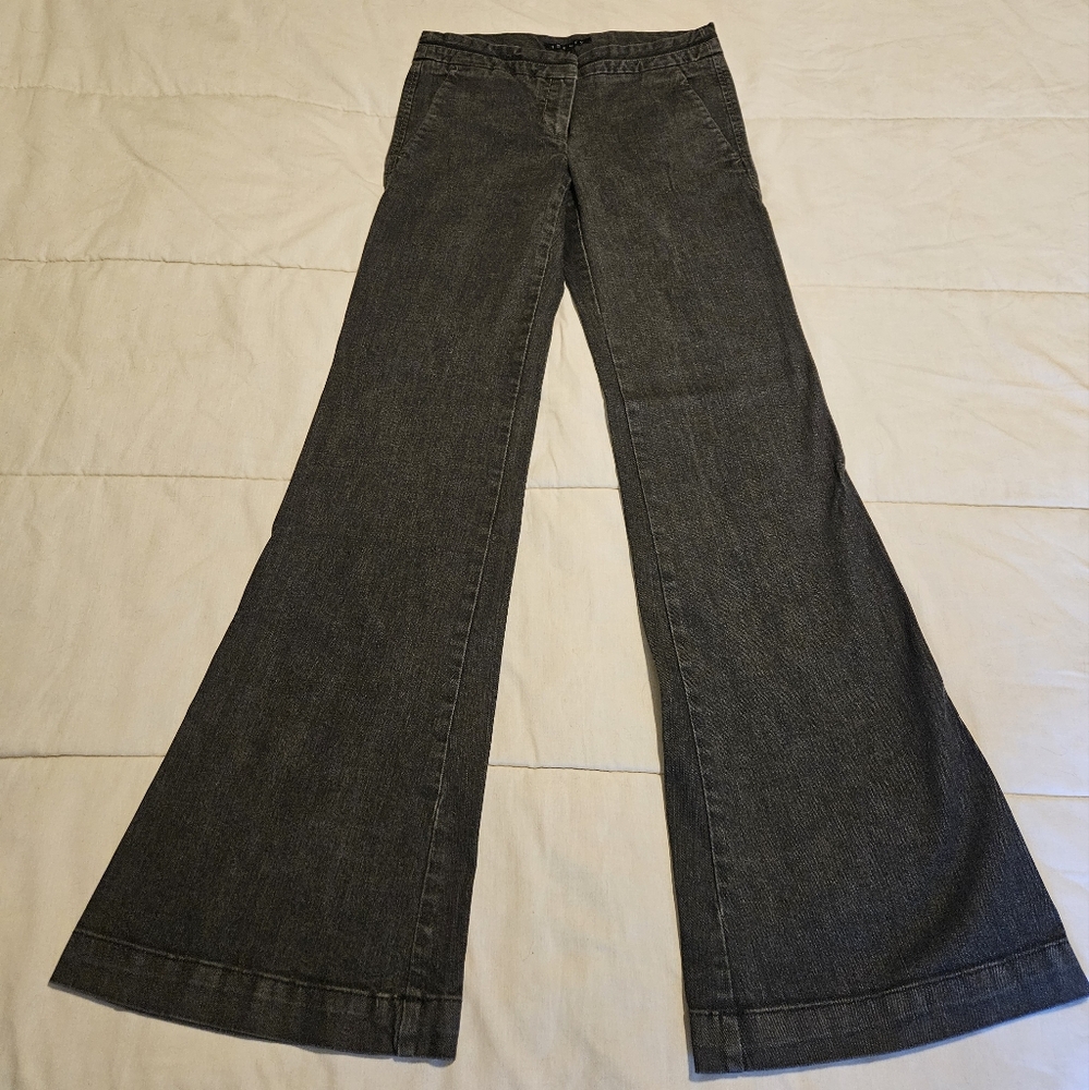 Theory Jeans Black Flare Size 2